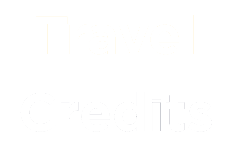 Travel Credits logo (WHITENEG)