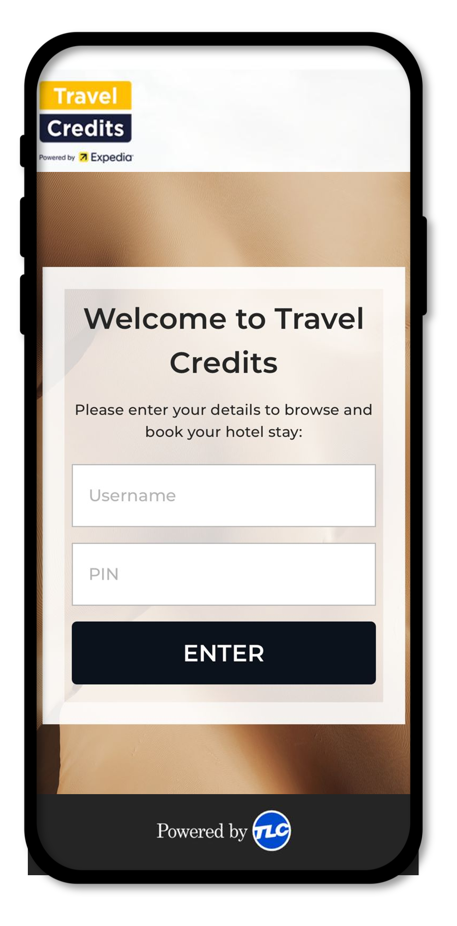 TC Login page