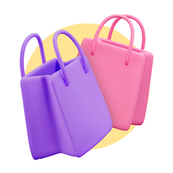 Sacolas de compras
