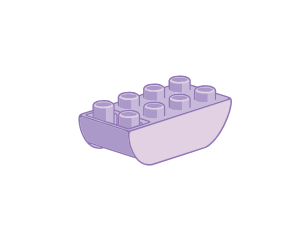 DUPLO BRICK _4 Curved