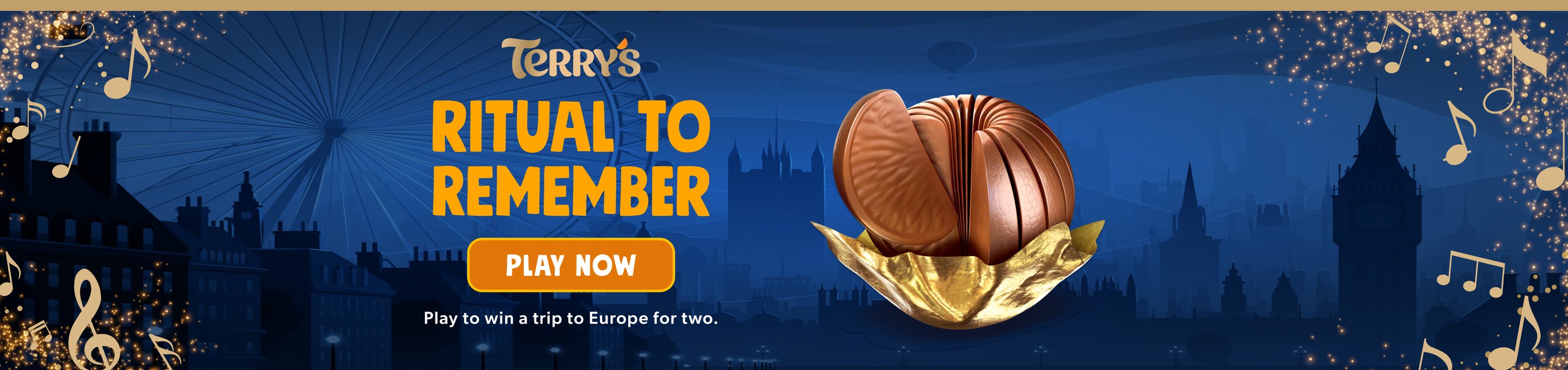 Ritual to Remember – Play and share the daily to win a trip to Europe for two. Match the slices. Crack the jingle. Share the fun!