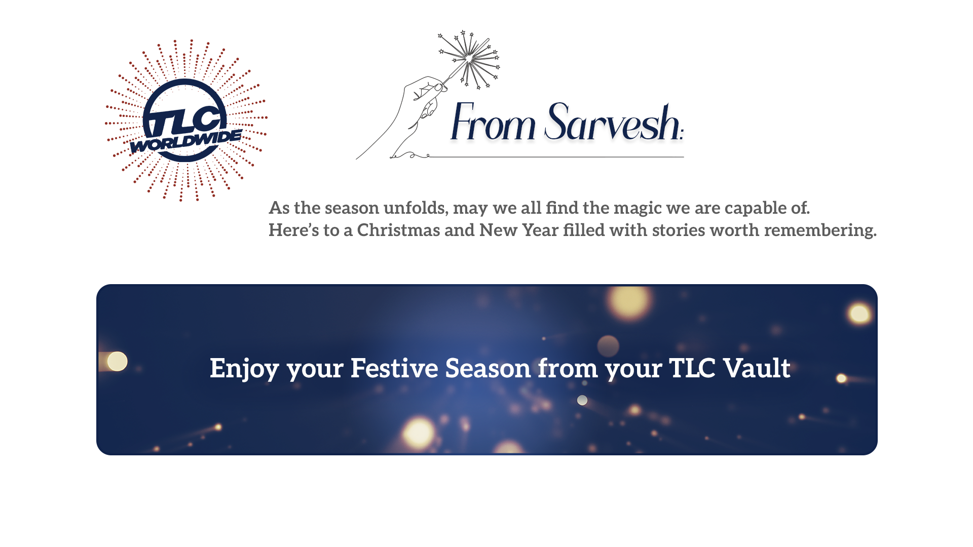 Message from Sarvesh