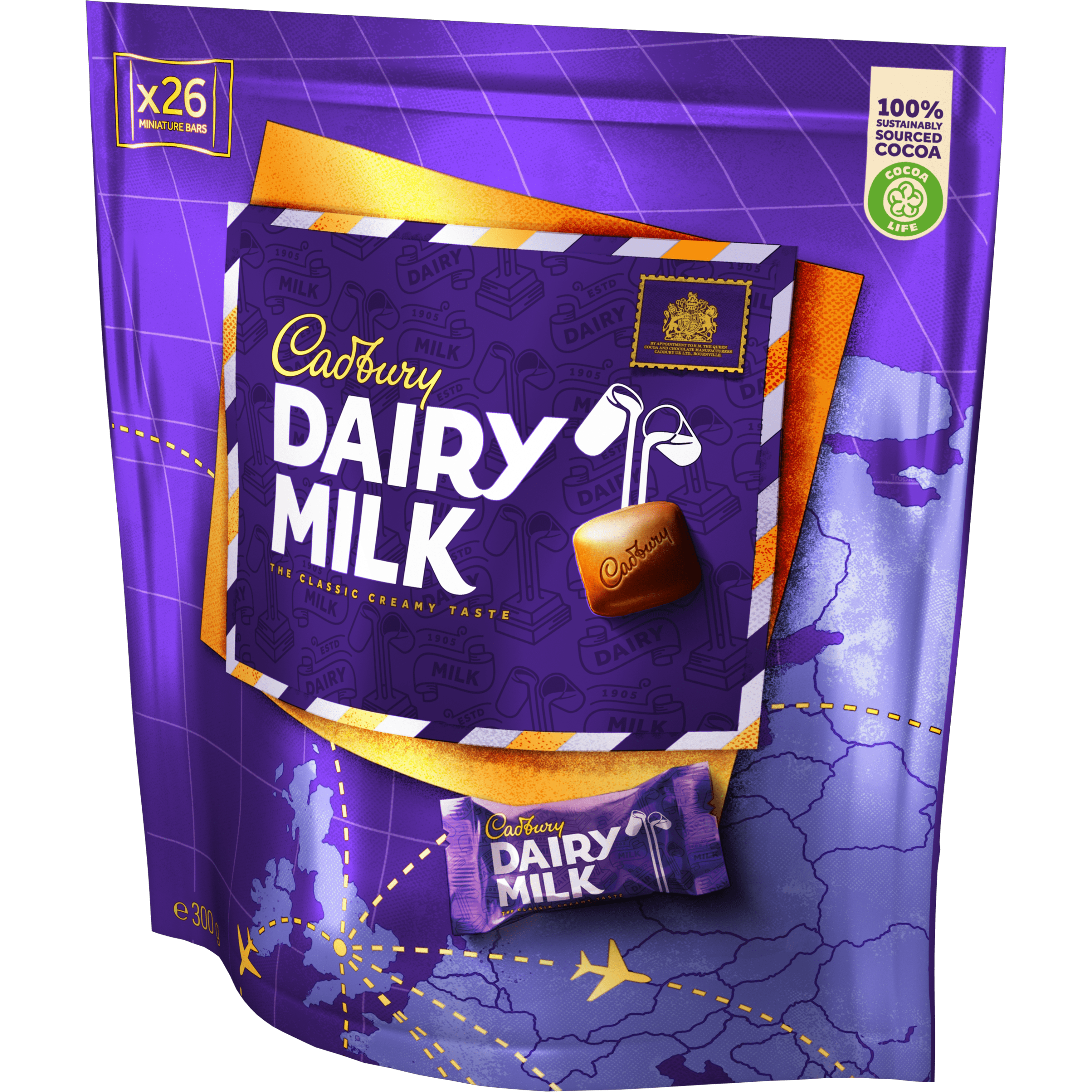 DAIRY MILK CHUNKS POUCH 300G